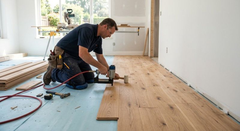 Hardwood Floor Installation in Manassas, VA