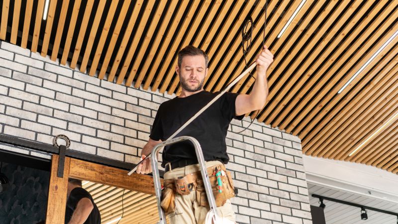 Finished Tongue and Groove Ceiling