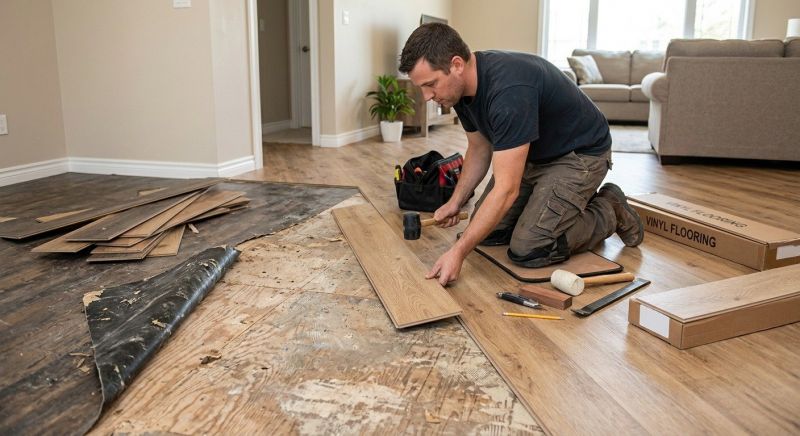Vinyl Plank Floor Installation in Austin, TX